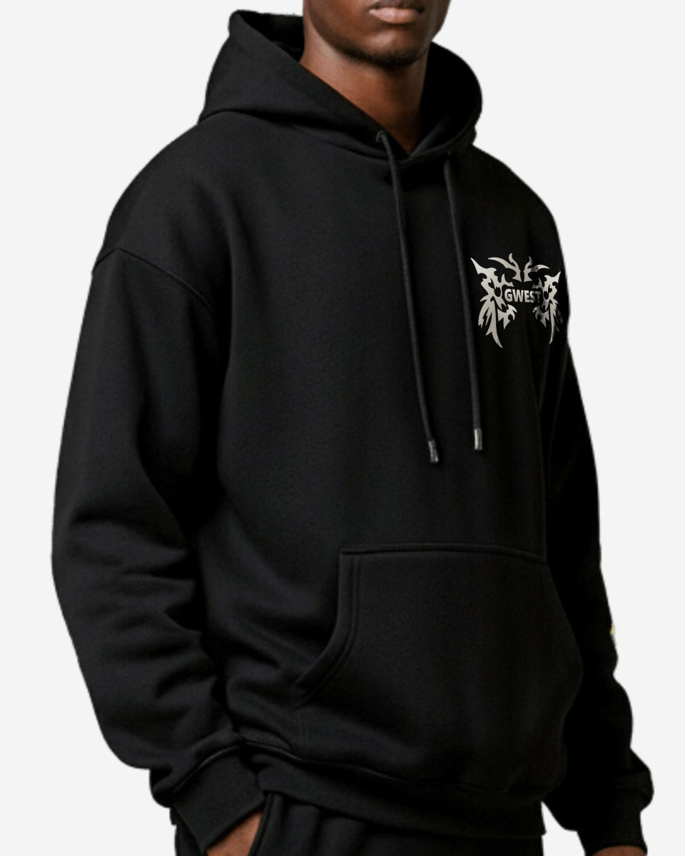 G West Rhinestone Venom Crest Men's Hoodie - G West
