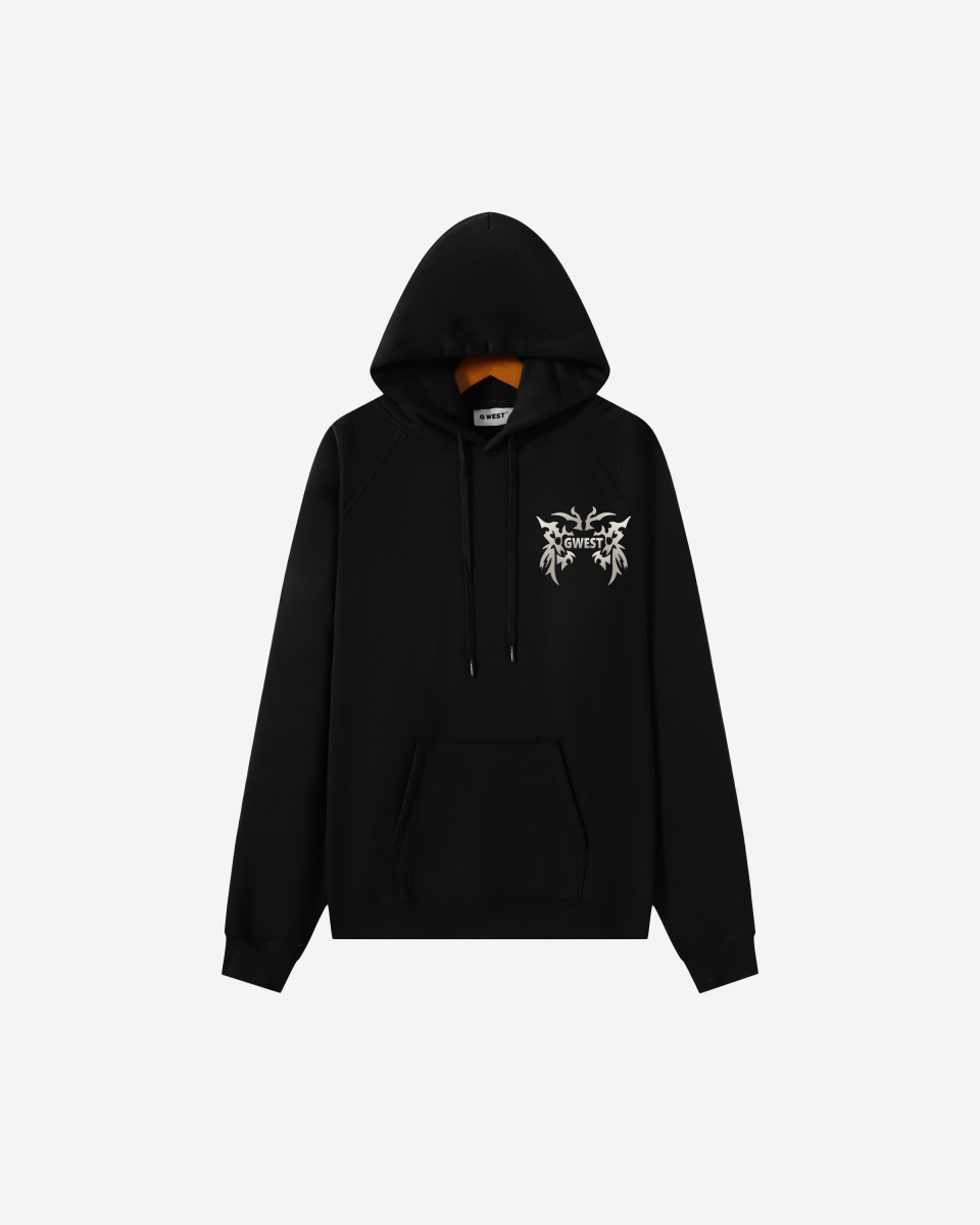 G West Rhinestone Venom Crest Men's Hoodie - G West