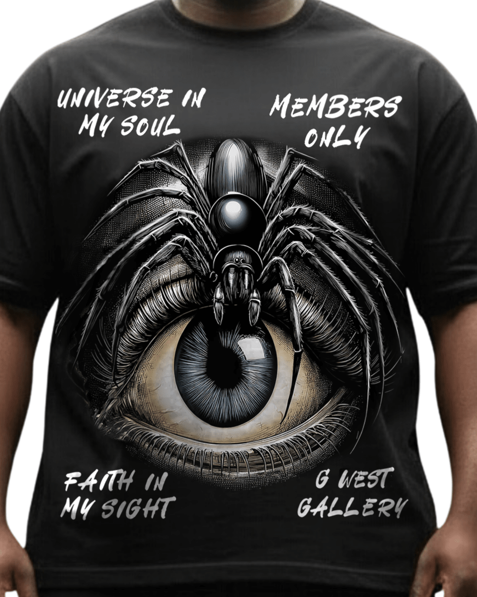 G West Rhinestone Vision Weaver Men's Big And Tall T-Shirt - G West