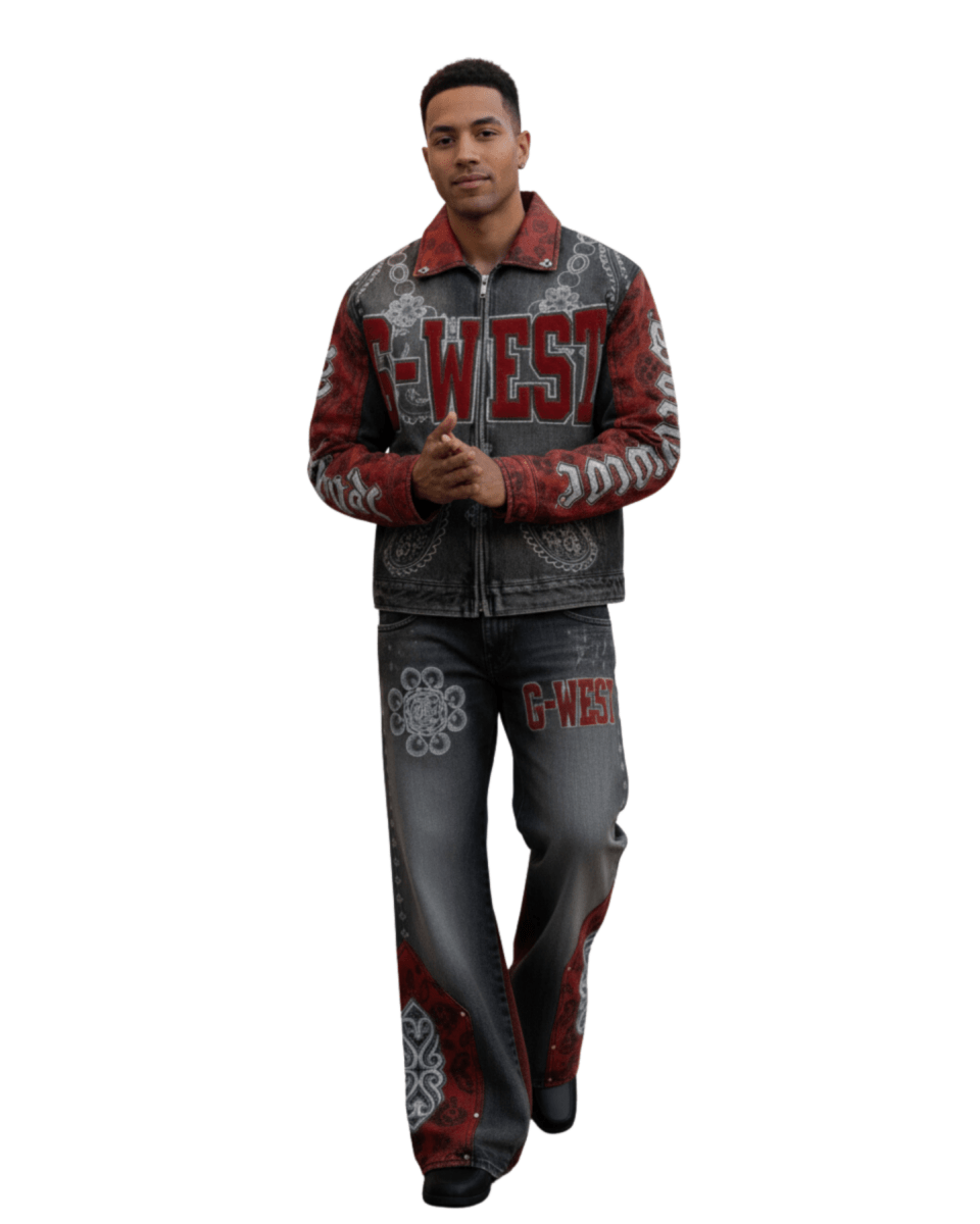 G West Rust West Legacy Denim Complicated Men's Set - G West