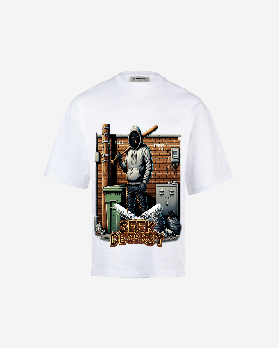 G - WEST SEEK & DESTROY OVERSIZED TEE GWROJMT129 - G West