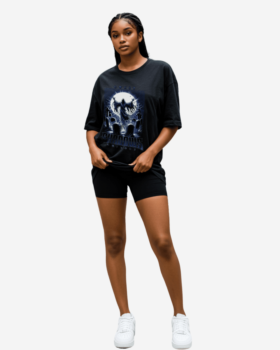 G West Shadows Ominous Oversized Women's T-Shirt - G West