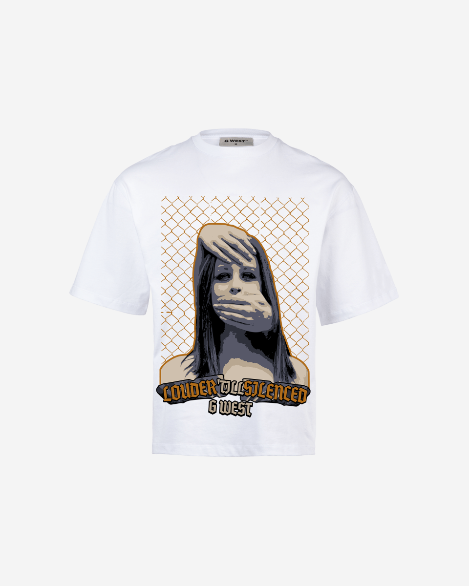G - WEST Silent Gaze Oversized Tee - GWROJMT8 - G West