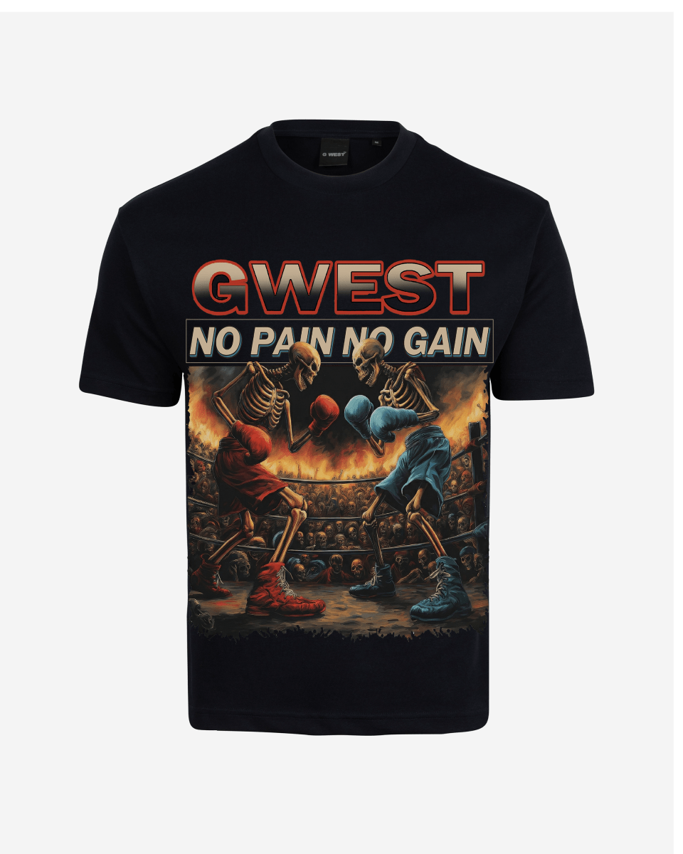 G West Skeleton Showdown Oversized Men's T-Shirt - G West