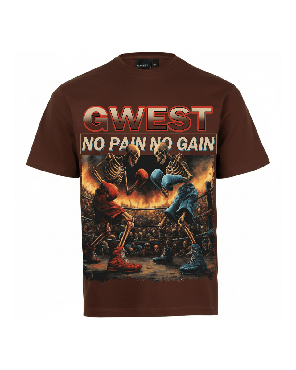 G West Skeleton Showdown Oversized Men's T-Shirt - G West