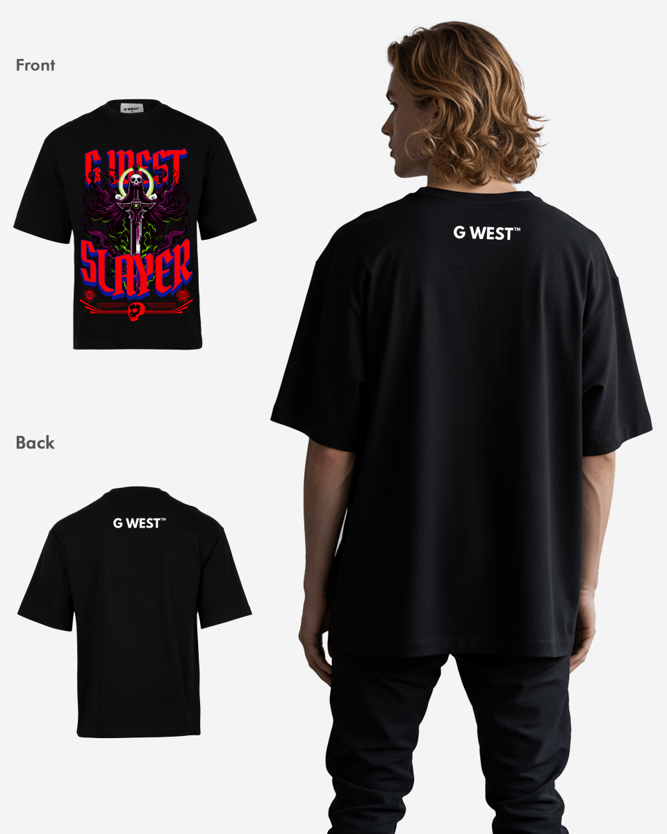 G - WEST SLAYER OVERSIZED TEE GWROJMT161 - G West