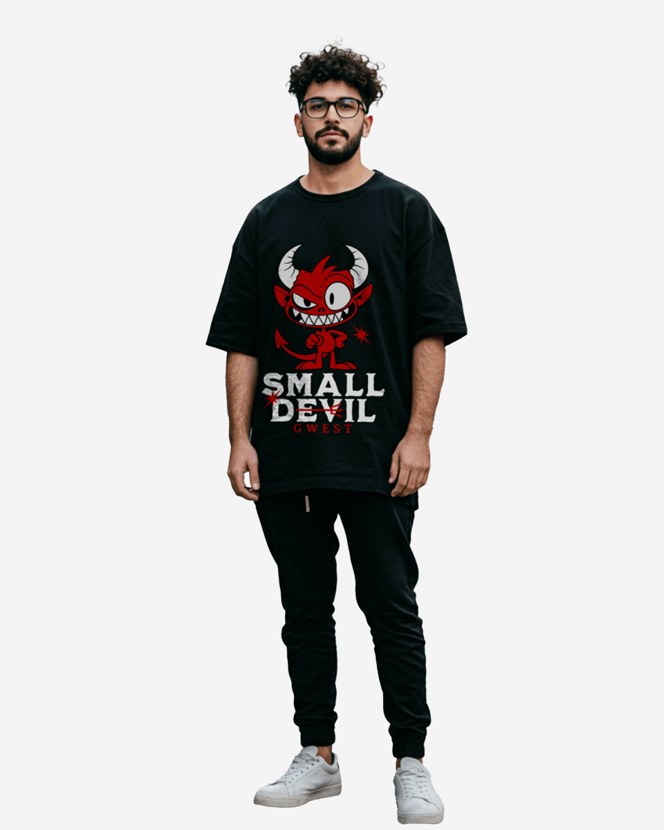 G West Small Devil Oversized Unisex T-Shirt - G West