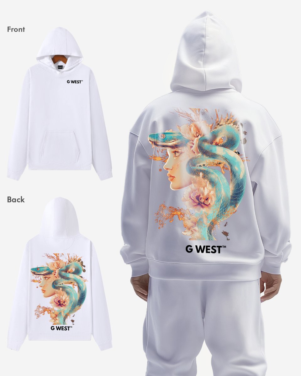 G West Snake Lady Oversize Hoodie - G West