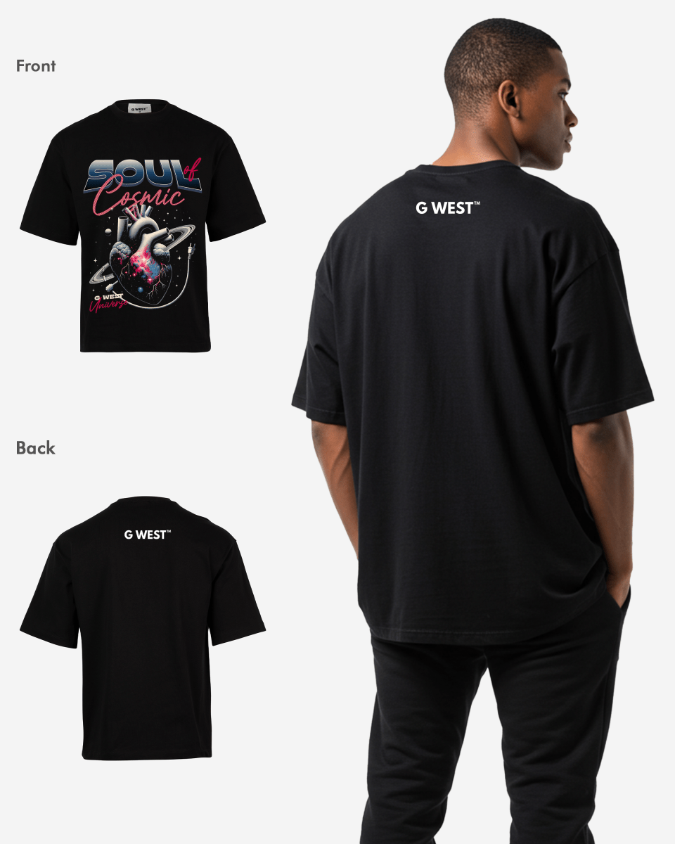 G - WEST SOUL OF COSMIC OVERSIZED TEE GWROJMT81 - G West