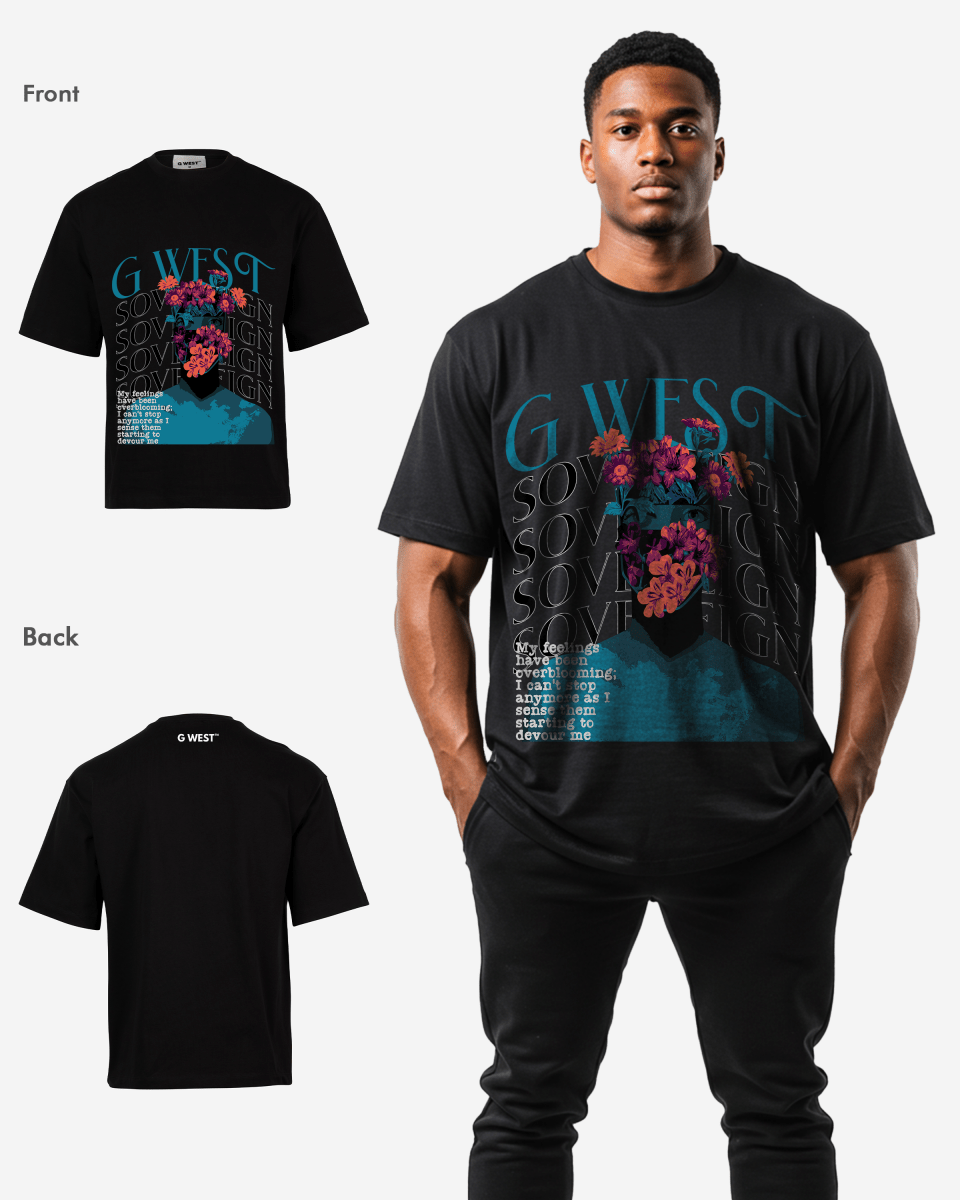 G WEST Sovereign OVERSIZED TEE GWROJMT66 - G West