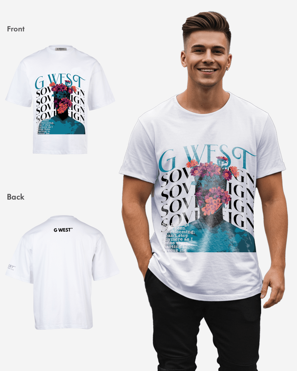 G WEST Sovereign OVERSIZED TEE GWROJMT66 - G West