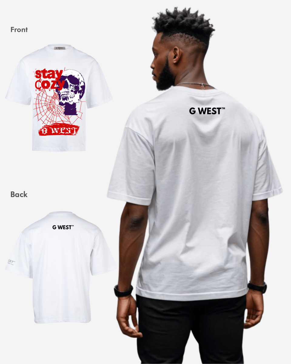 G - WEST STAY COZY OVERSIZED TEE GWROJMT174 - G West