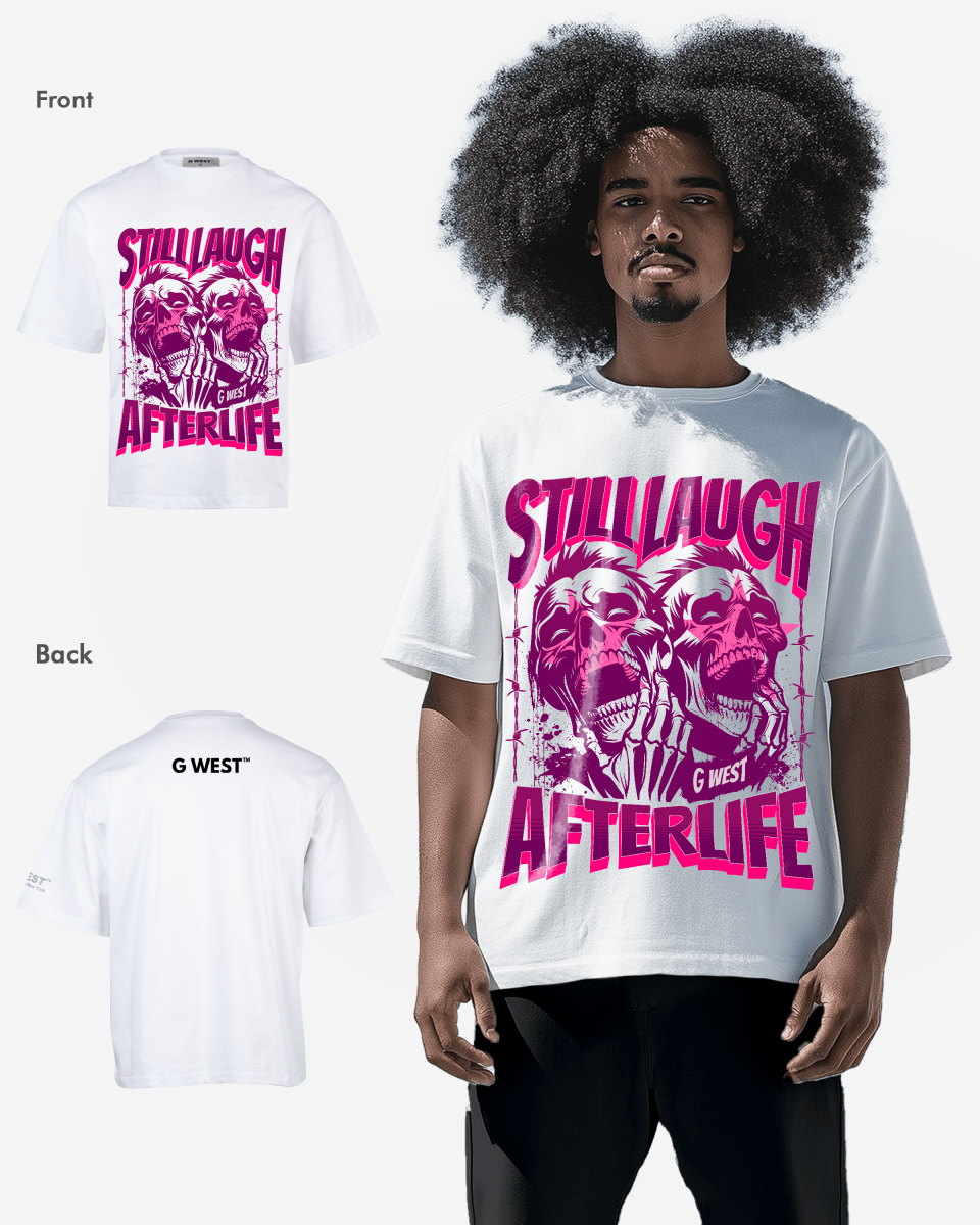 G - WEST STILLLAUGH AFTERLIFE OVERSIZED TEE GWROJMT84 - G West
