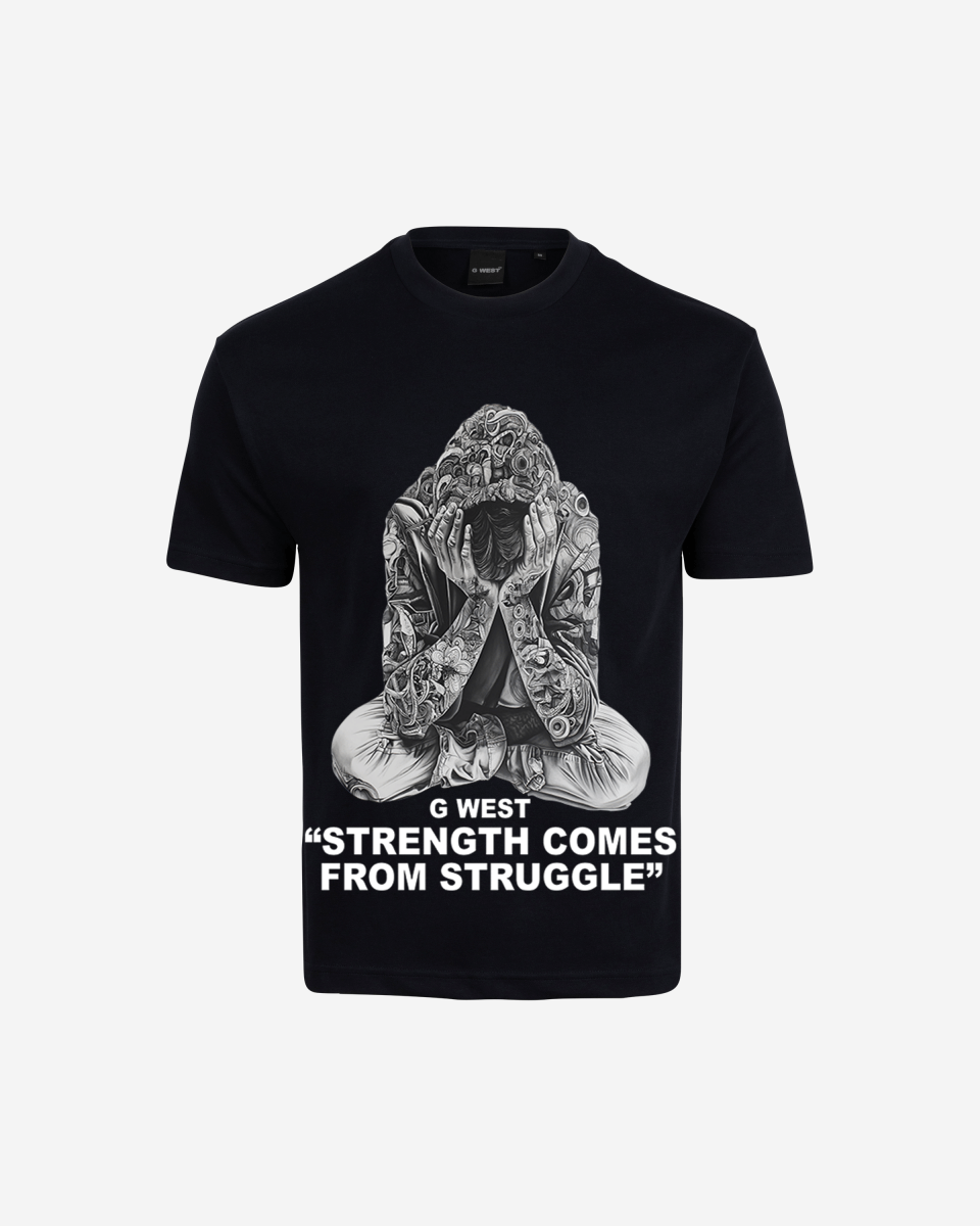 G West Strength Come From Struggle Oversized Tee - G West