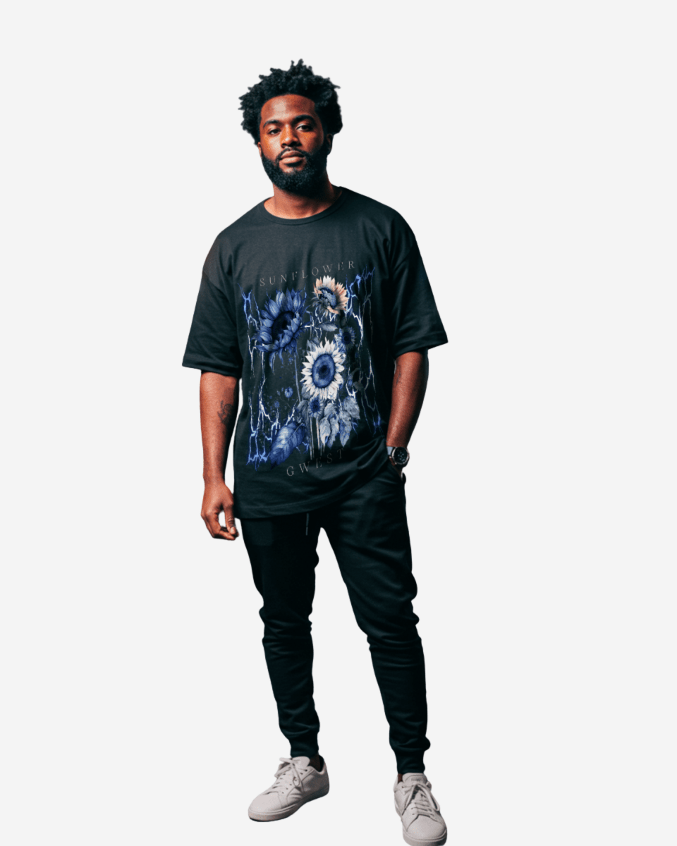 G West Sunflower 2.0 Oversized Men's T-Shirt - G West