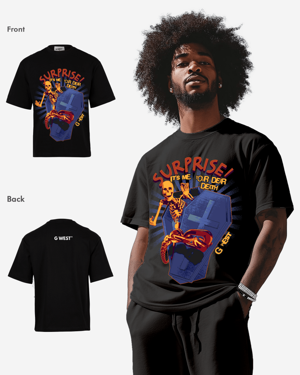 G - WEST Surprisei Oversized Tee - GWROJMT4 - G West