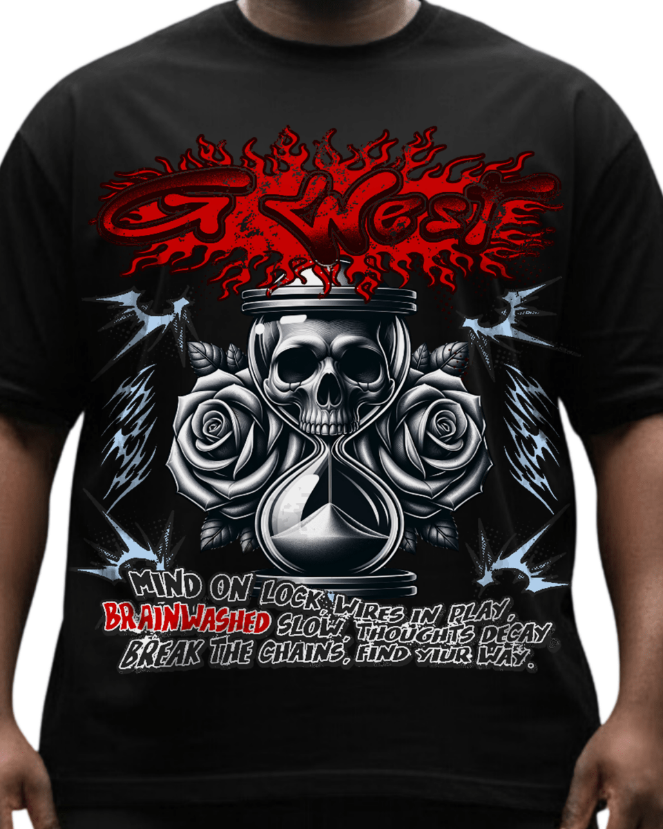 G West Swayed Big And Tall Oversized T-Shirt - G West