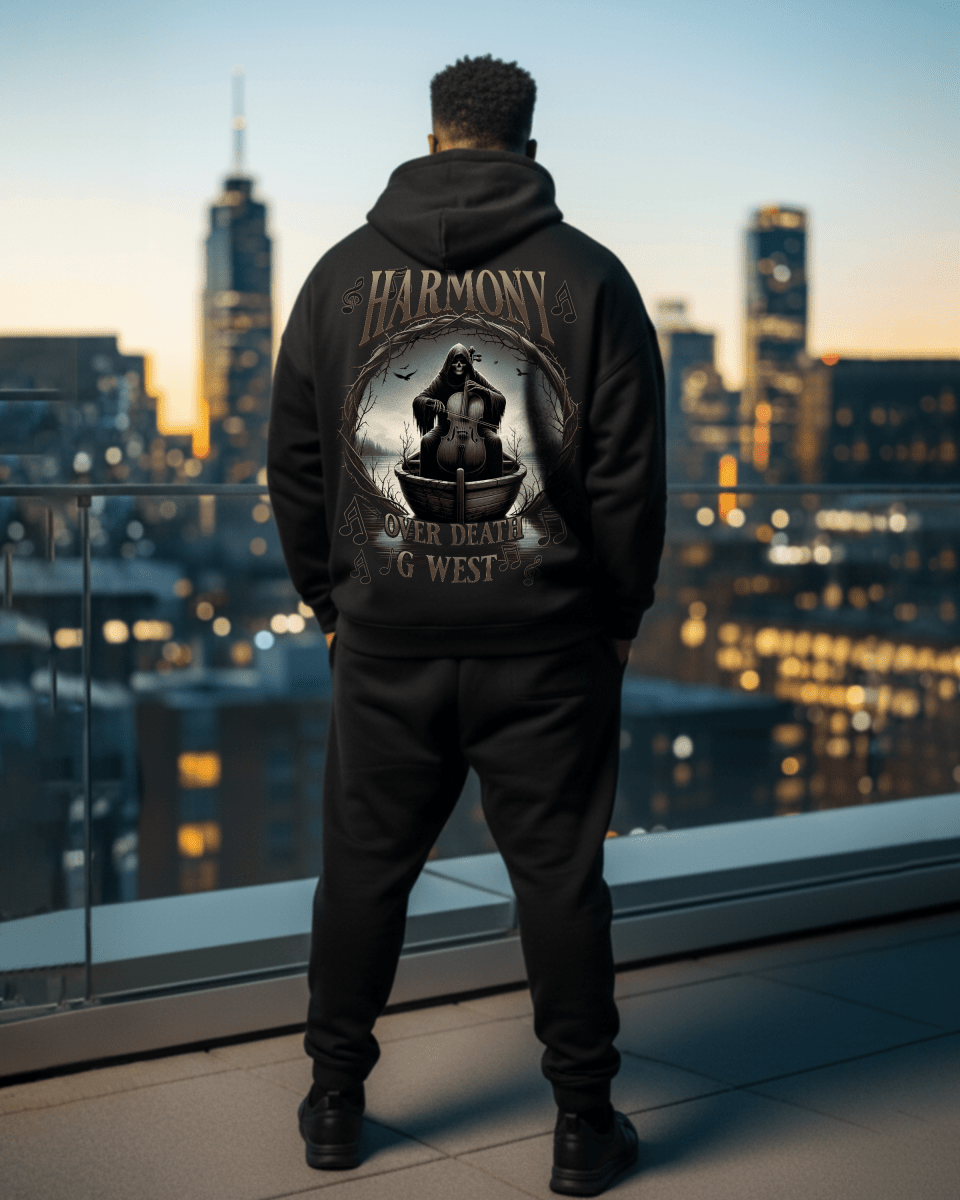 G West Symphony Of Shadows Big And Tall Hoodie - G West