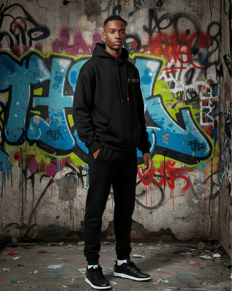 G West Symphony Of Shadows Men's Hoodie - G West