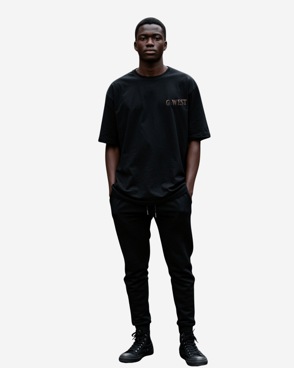 G West Symphony Of Shadows Men's Oversized T-Shirt - G West