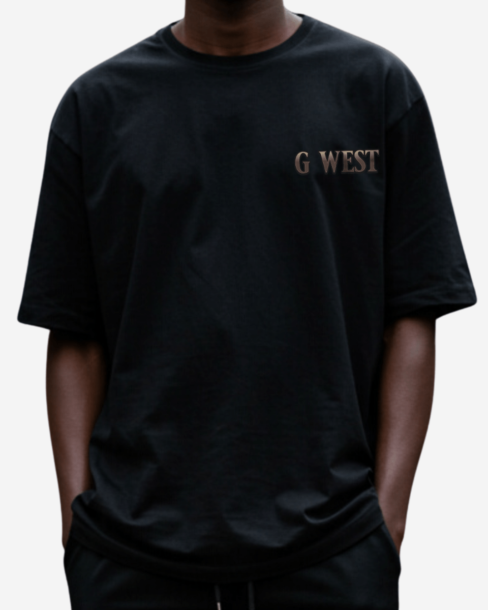 G West Symphony Of Shadows Men's Oversized T-Shirt - G West