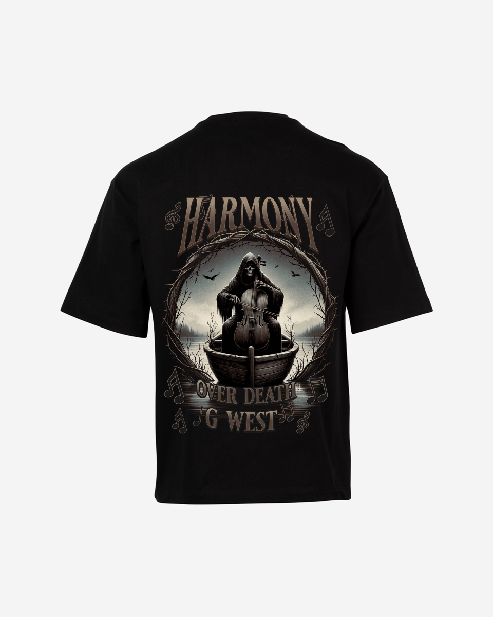 G West Symphony Of Shadows Men's Oversized T-Shirt - G West