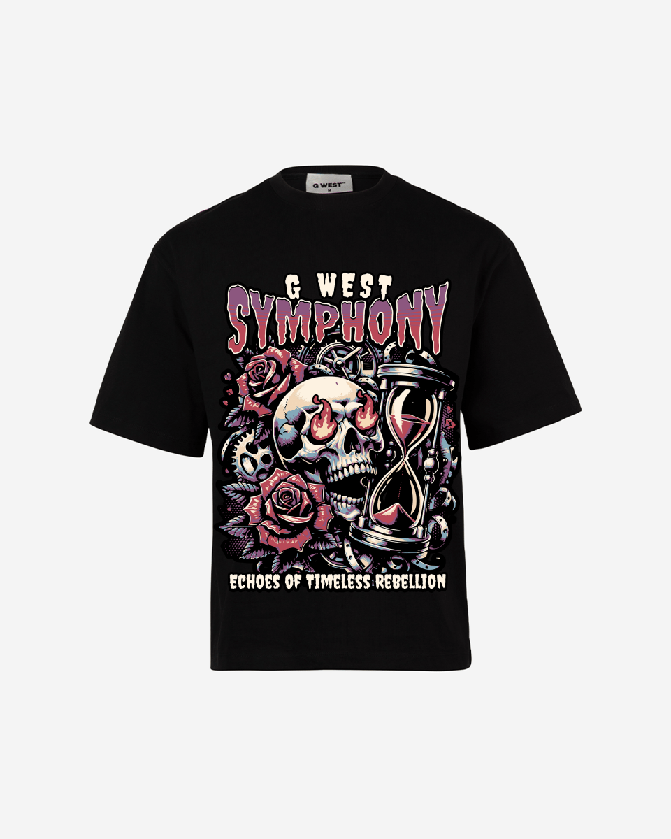 G - WEST SYMPHONY Oversized TEE - GWROJMT209 - G West
