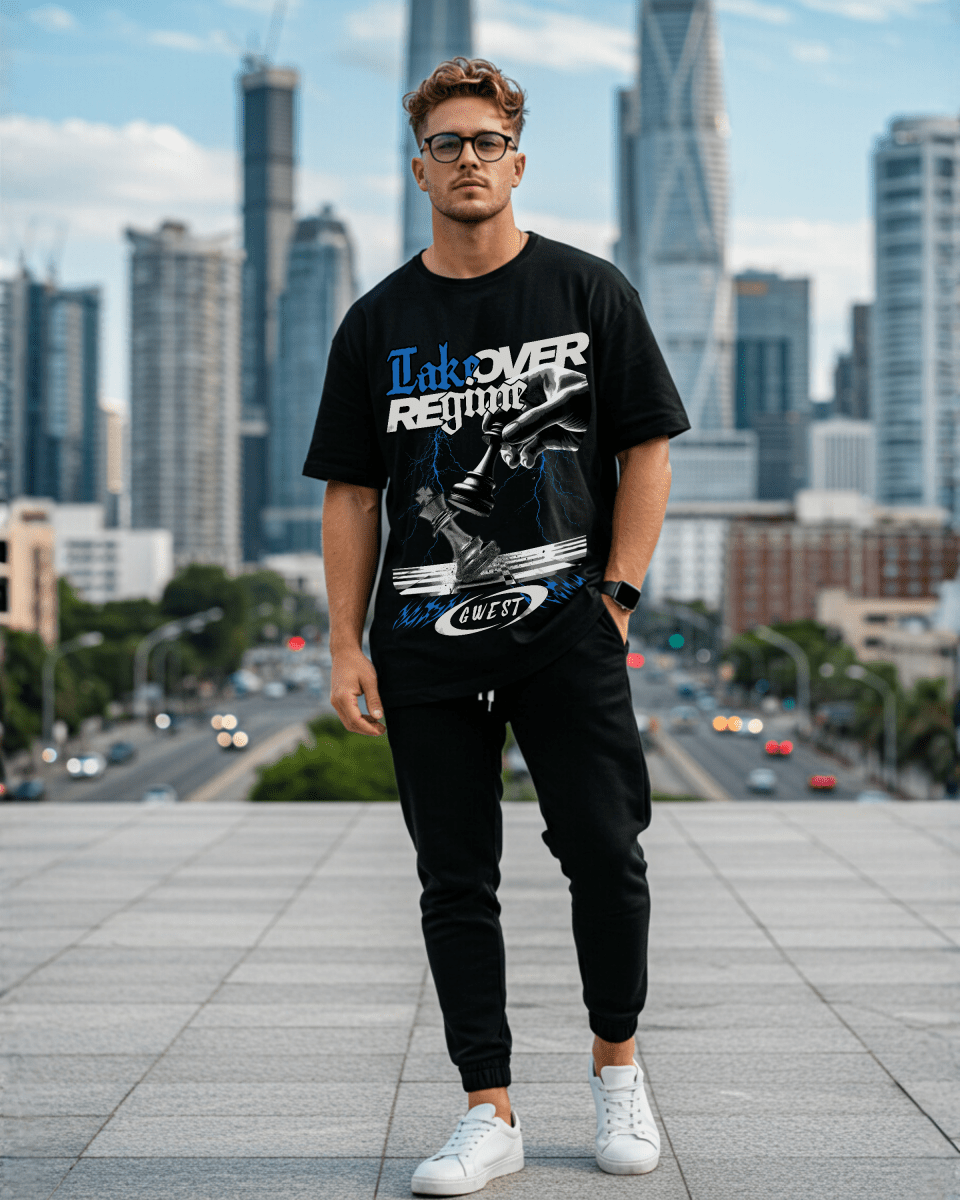 G West Take Over Regime Men's Oversized T-Shirt - G West