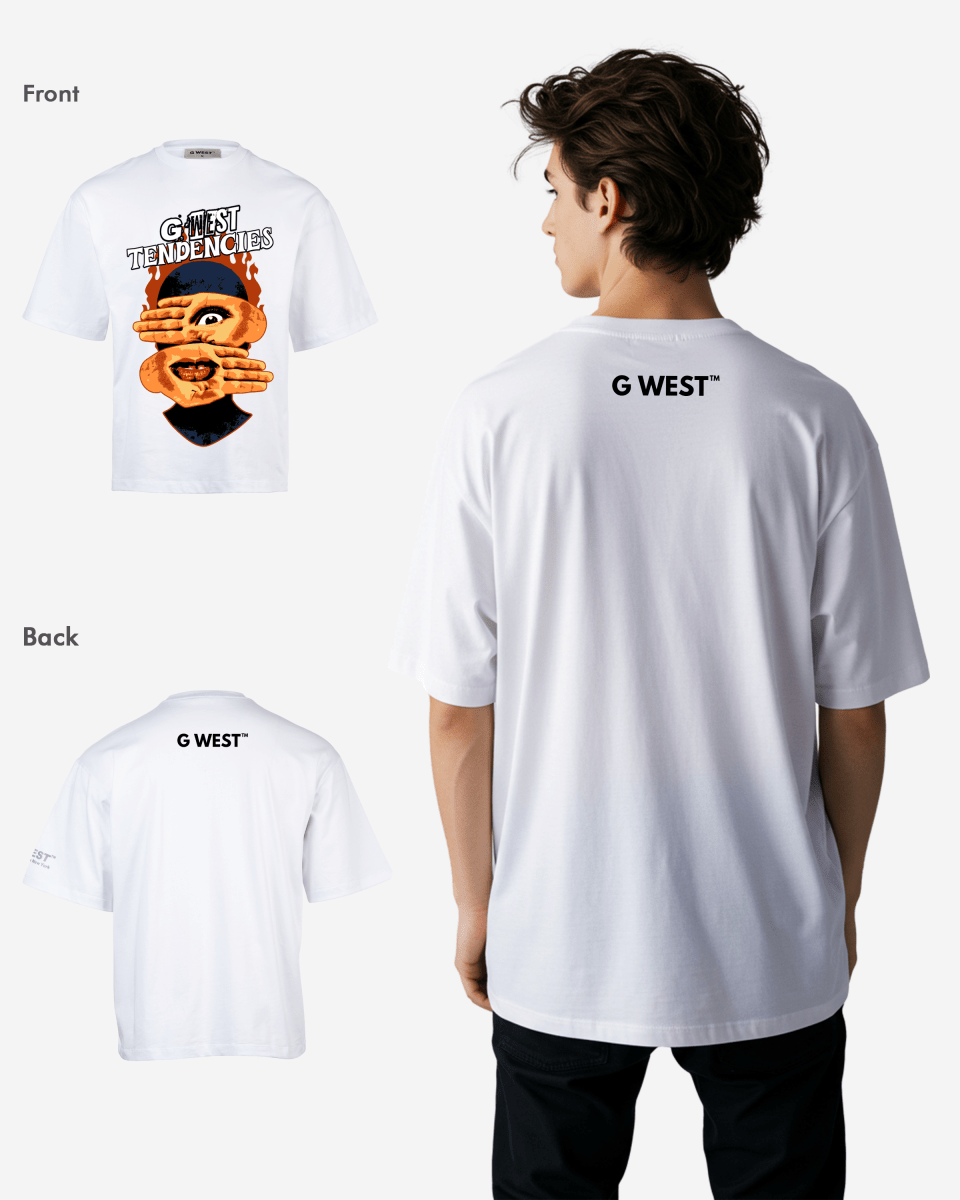 G - WEST TENDENCIES OVERSIZED TEE GWROJMT79 - G West