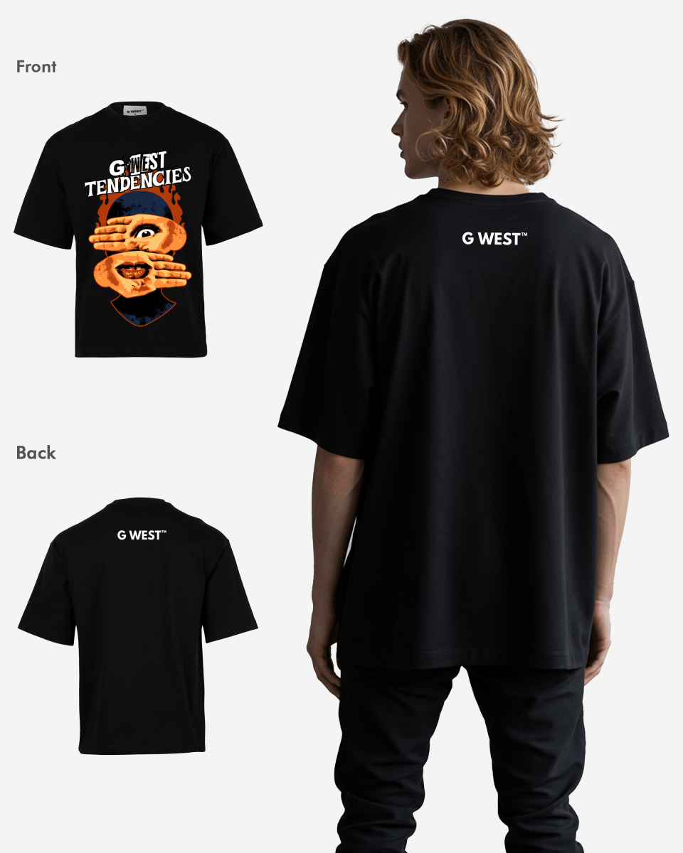G - WEST TENDENCIES OVERSIZED TEE GWROJMT79 - G West