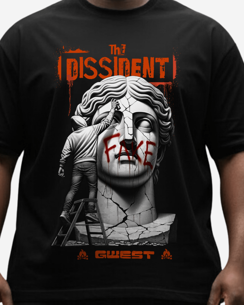 G West The Dissident Big And Tall Oversized T-Shirt - G West
