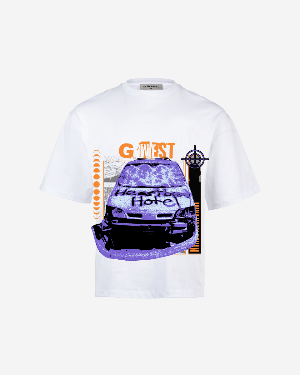 G West the heartbreak ride Oversized Tee GWROJMT38 - G West