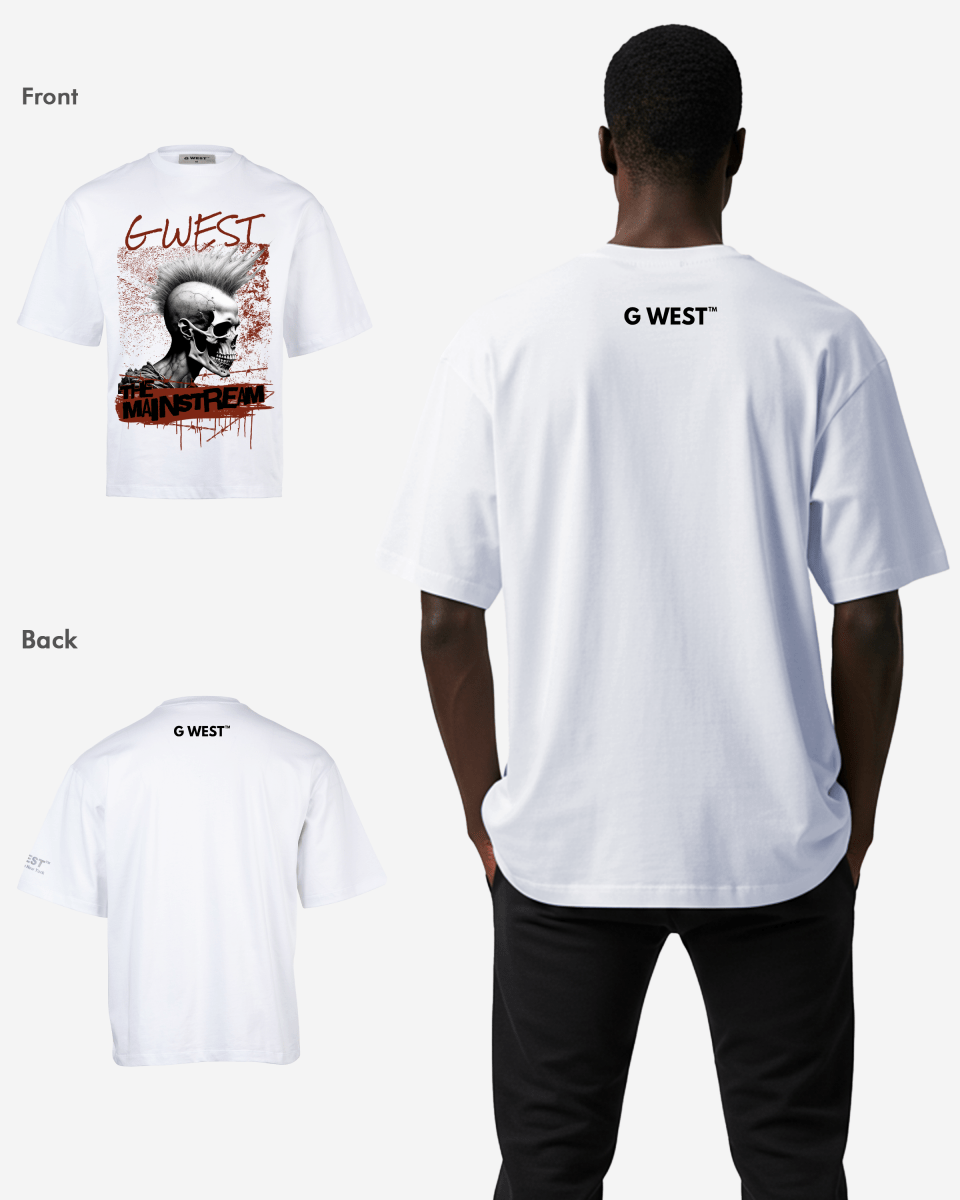 G - WEST THE MAINSTREAM OVERSIZED TEE GWROJMT118 - G West