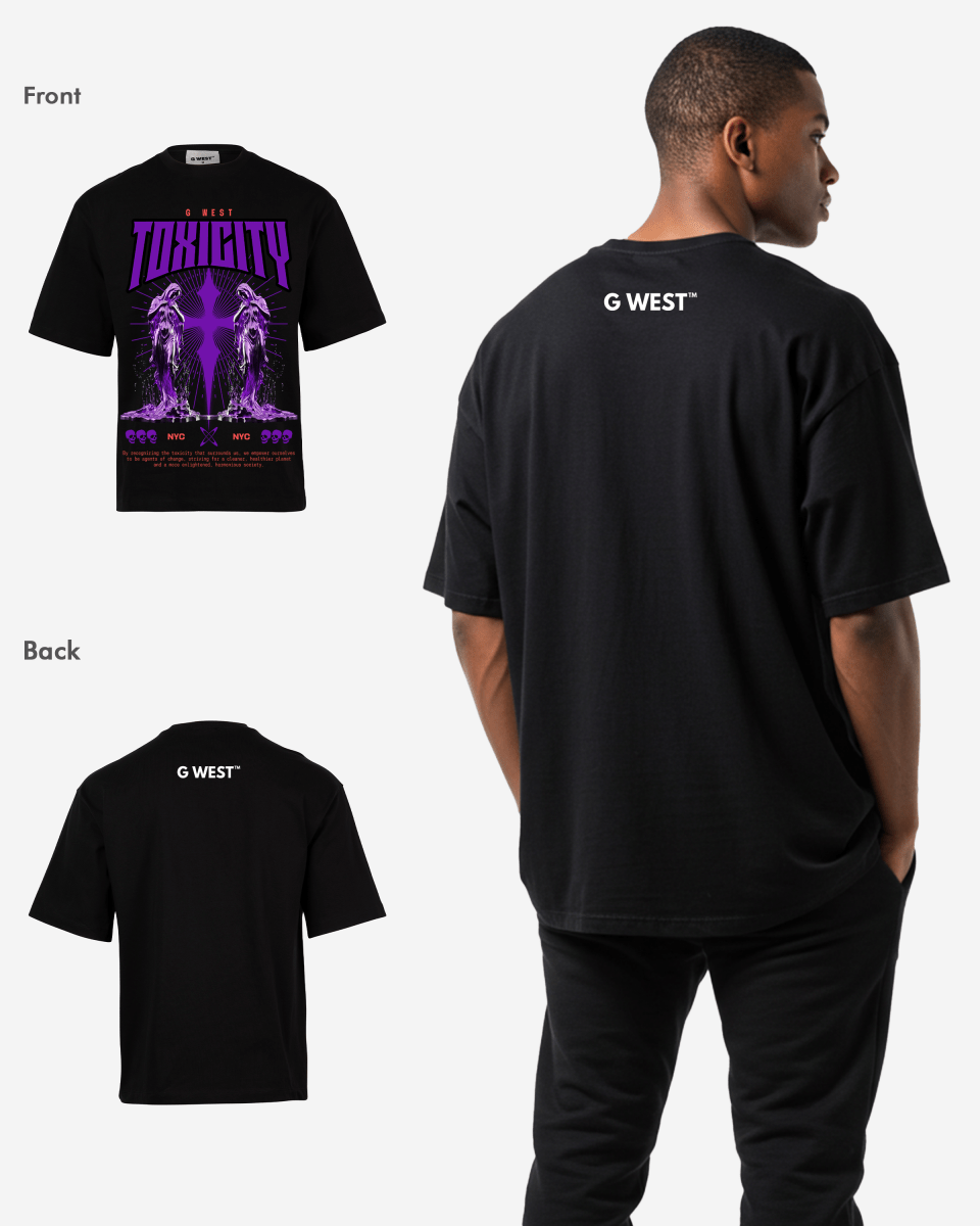 G - WEST TOXICITY OVERSIZED TEE GWROJMT194 - G West