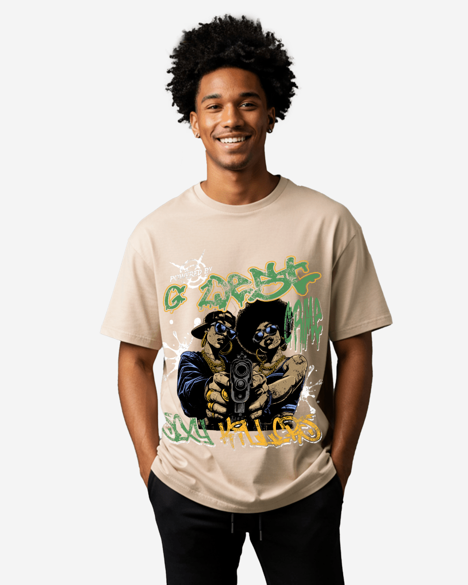 G West Trigger Twins Oversized Tee - G West