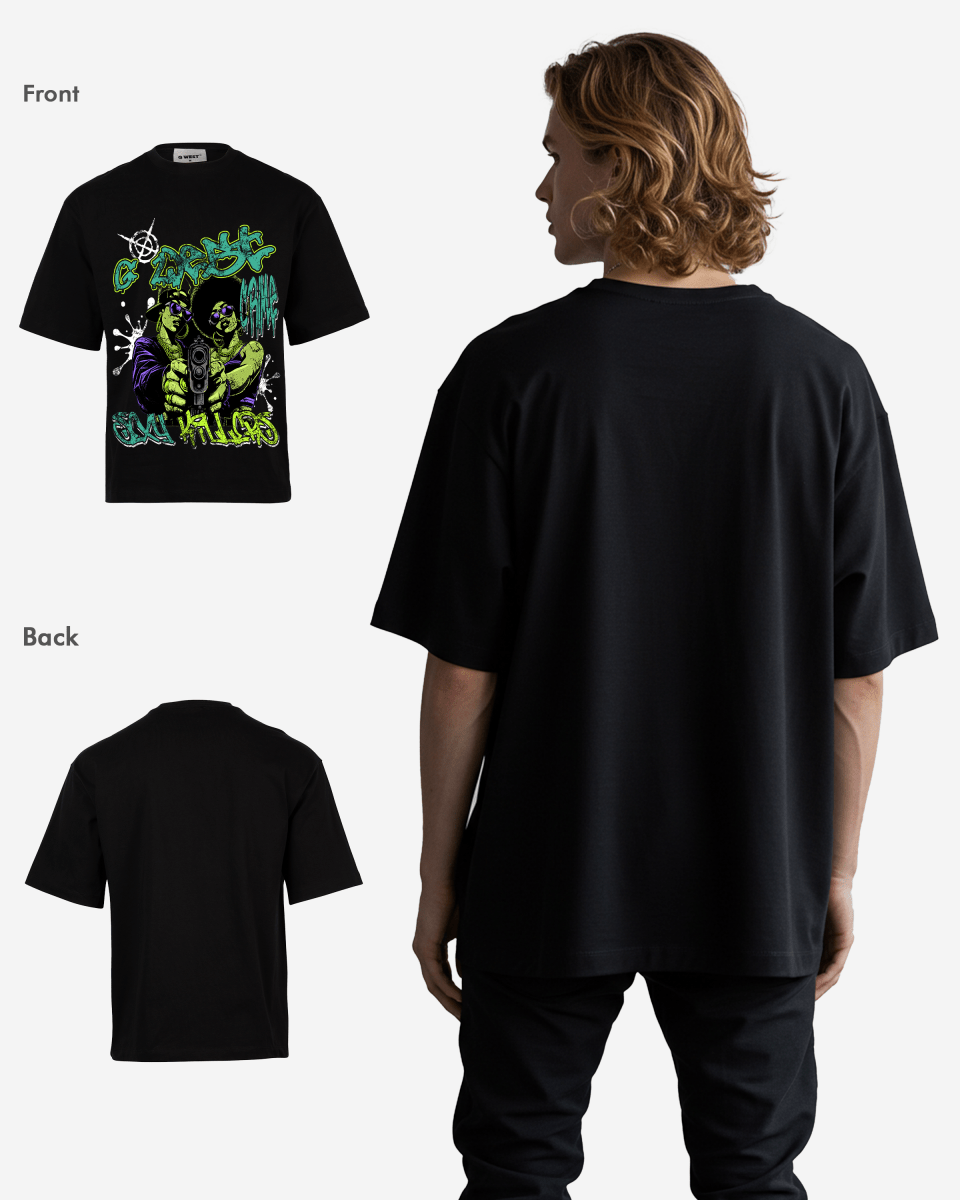 G West Trigger Twins Oversized Tee - G West