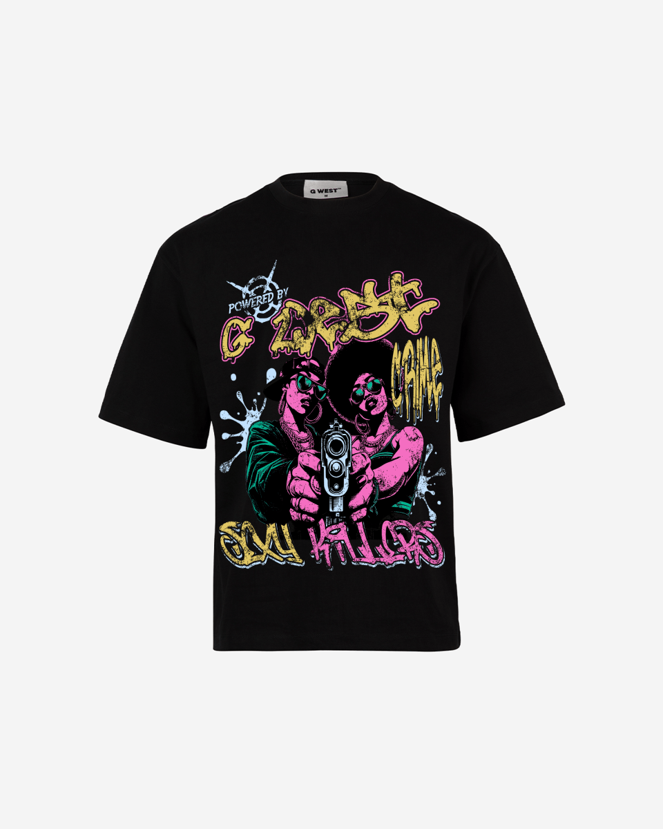 G West Trigger Twins Oversized Tee - G West