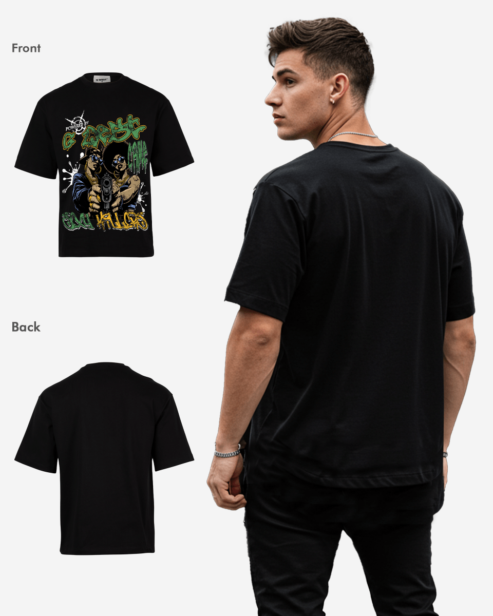 G West Trigger Twins Oversized Tee - G West