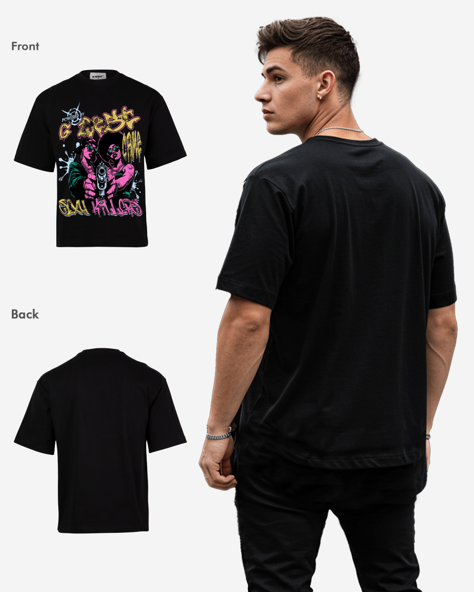 G West Trigger Twins Oversized Tee - G West