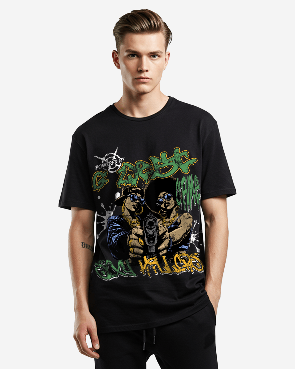 G West Trigger Twins Oversized Tee - G West