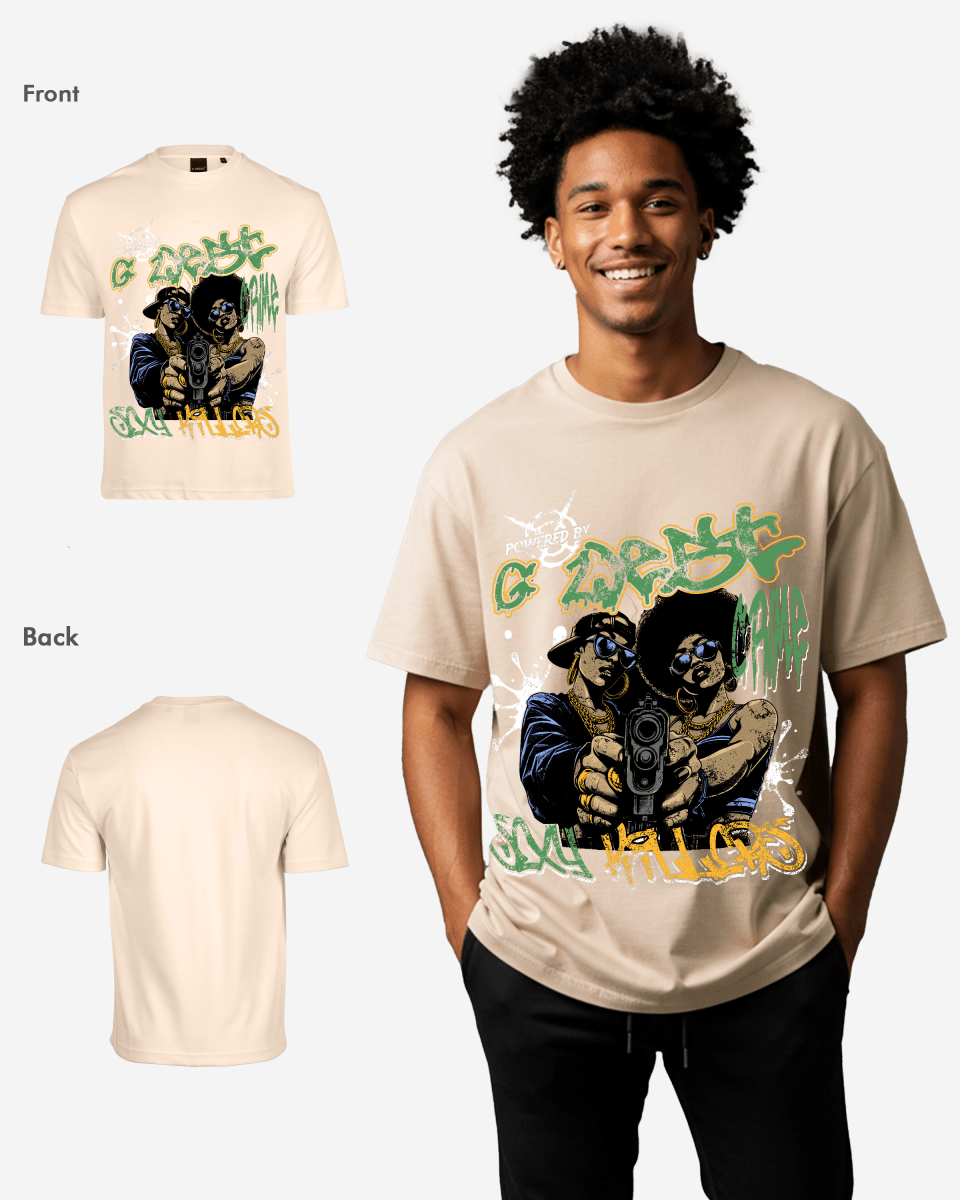 G West Trigger Twins Oversized Tee - G West