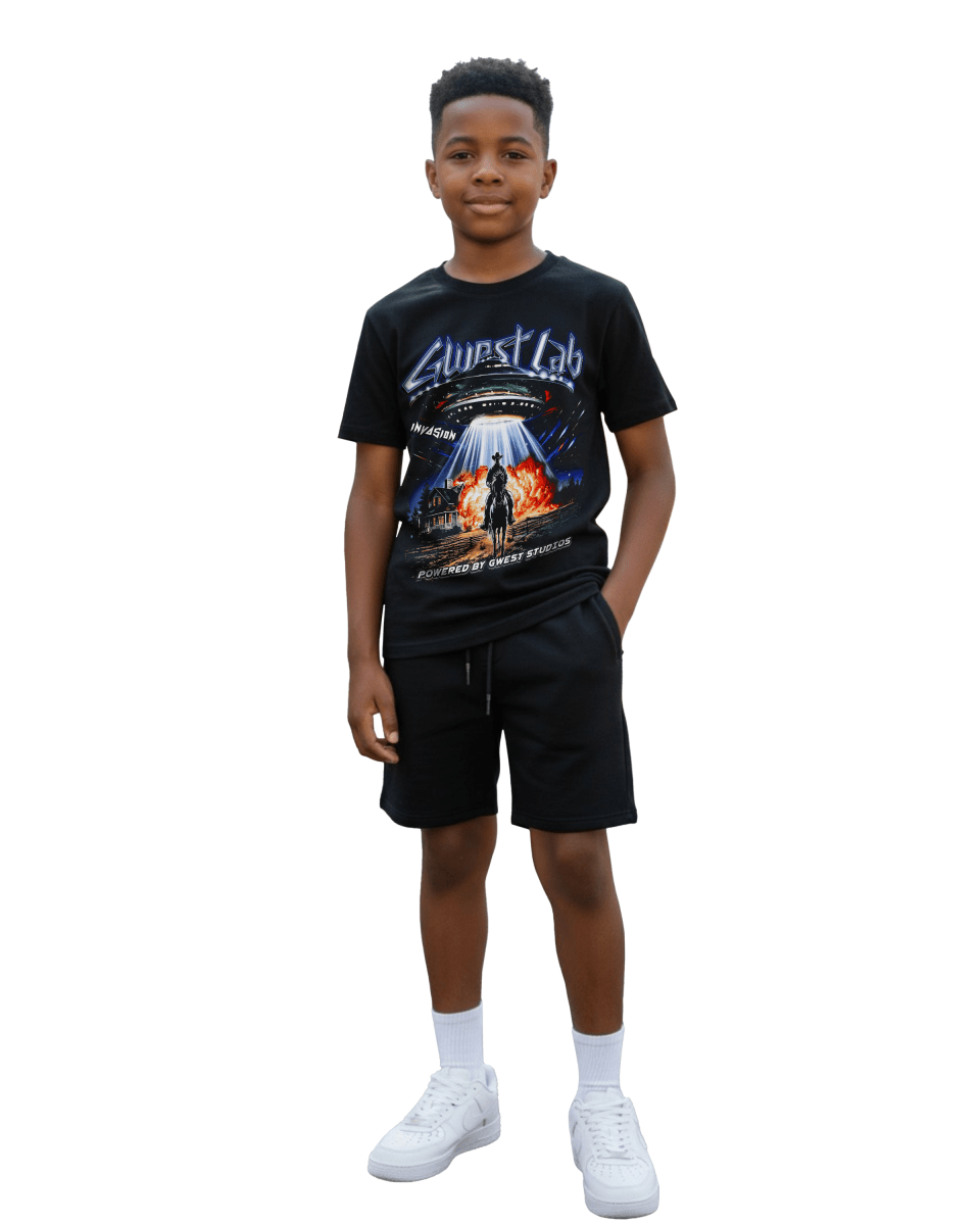 G West Ufo Cowboy Clash Kids T-Shirt - G West