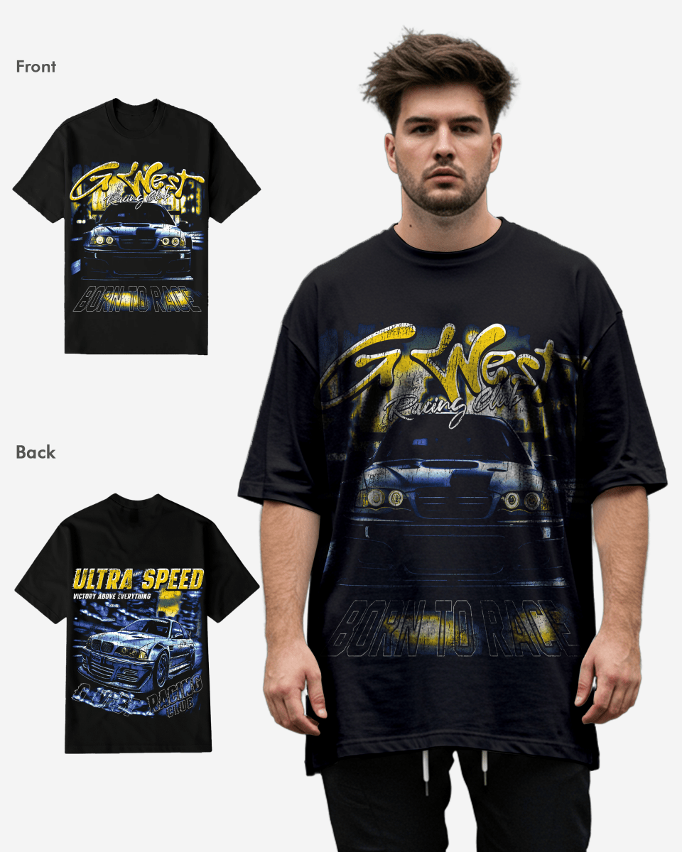 G West Ultra Speed Black Tee Big and Tall - G West