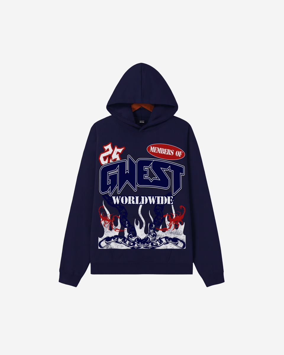 G West United Flames Big And Tall Hoodie - G West