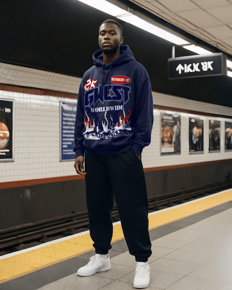 G West United Flames Men's Hoodie - G West