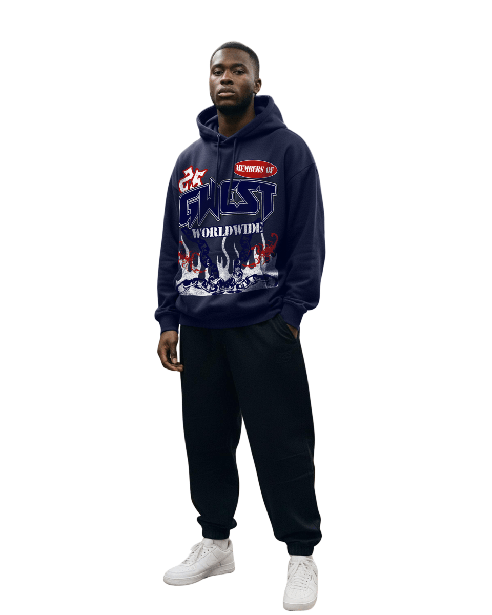 G West United Flames Men's Hoodie - G West