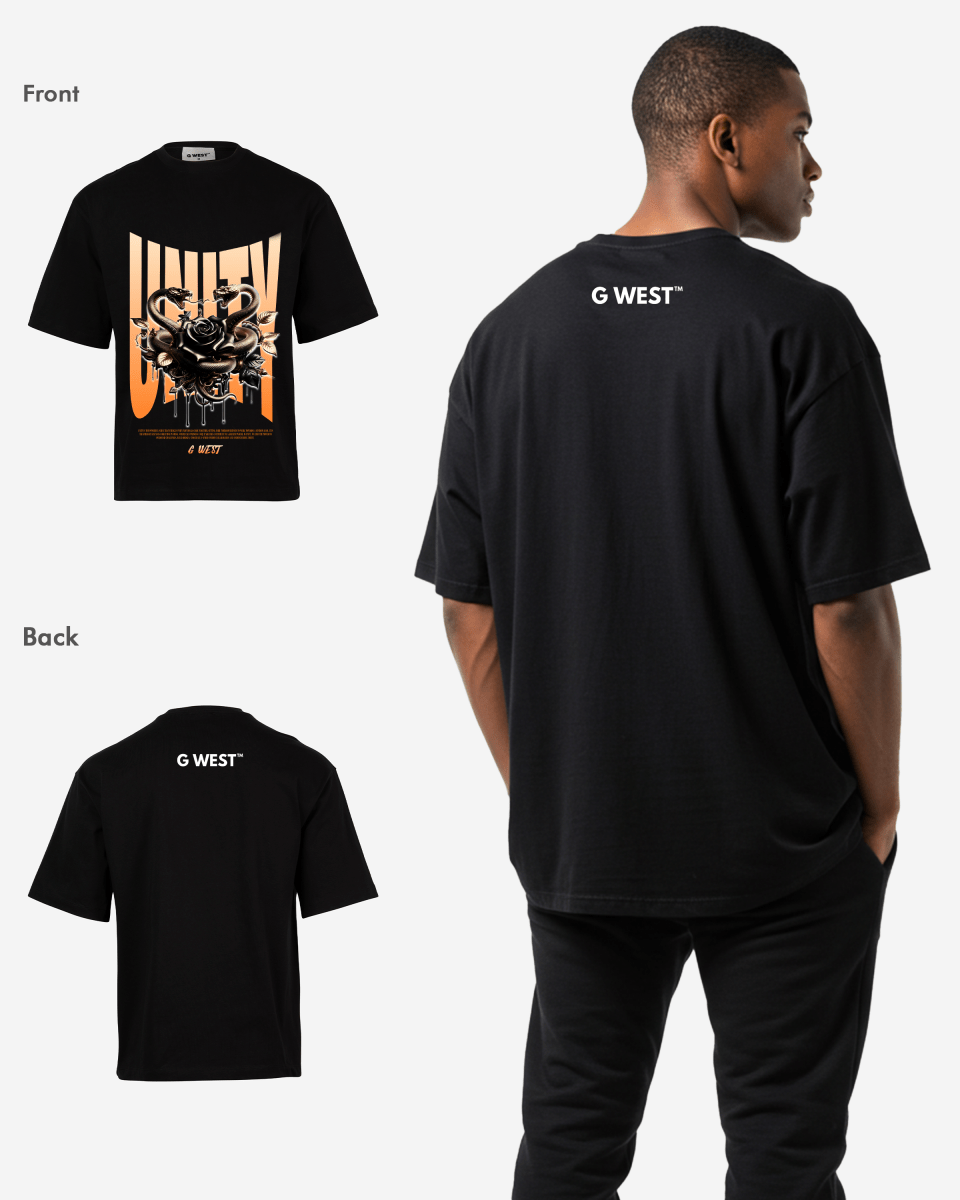 G - WEST UNITY OVERSIZED TEE GWROJMT177 - G West