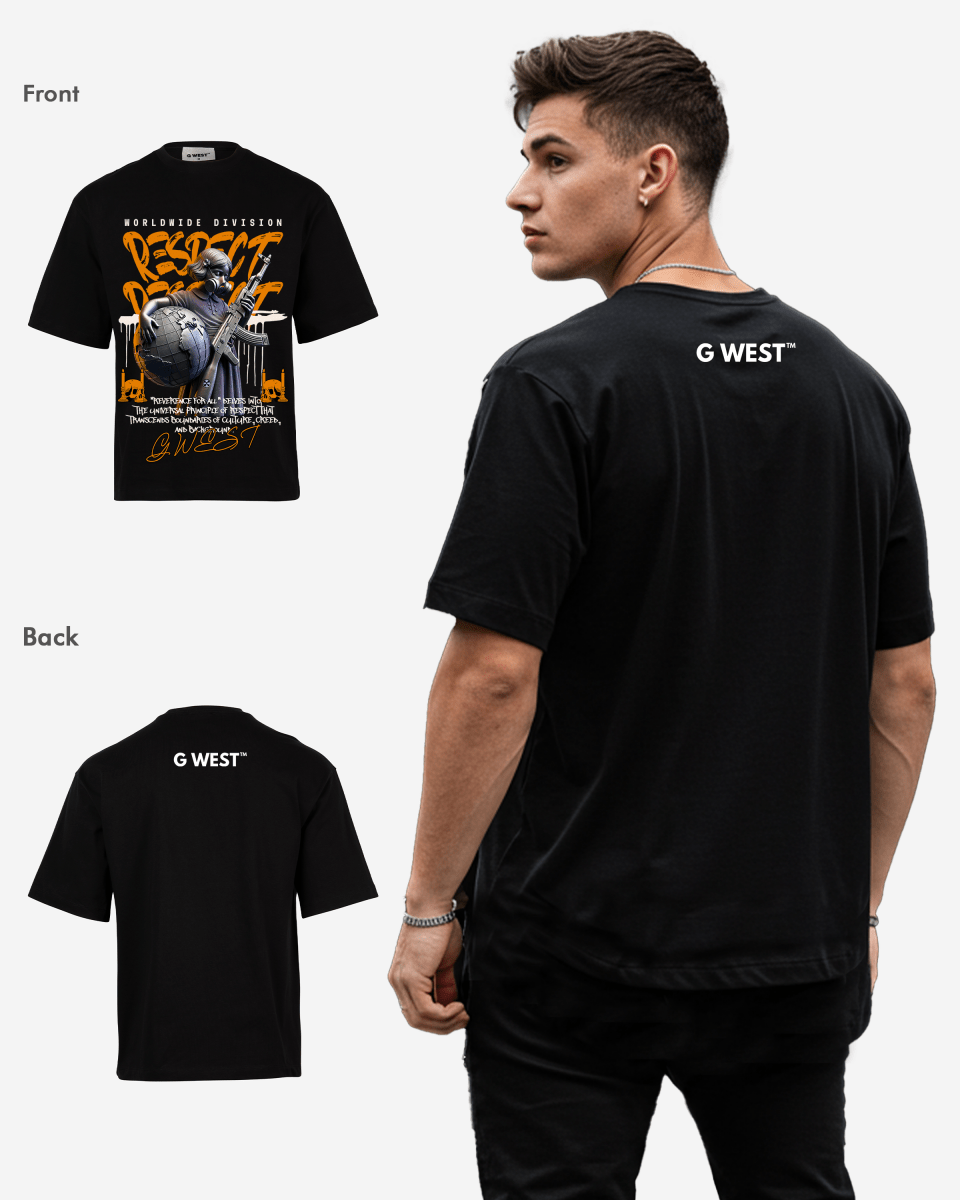 G - WEST UNSEEN BATTLE OVERSIZED TEE GWROJMT191 - G West