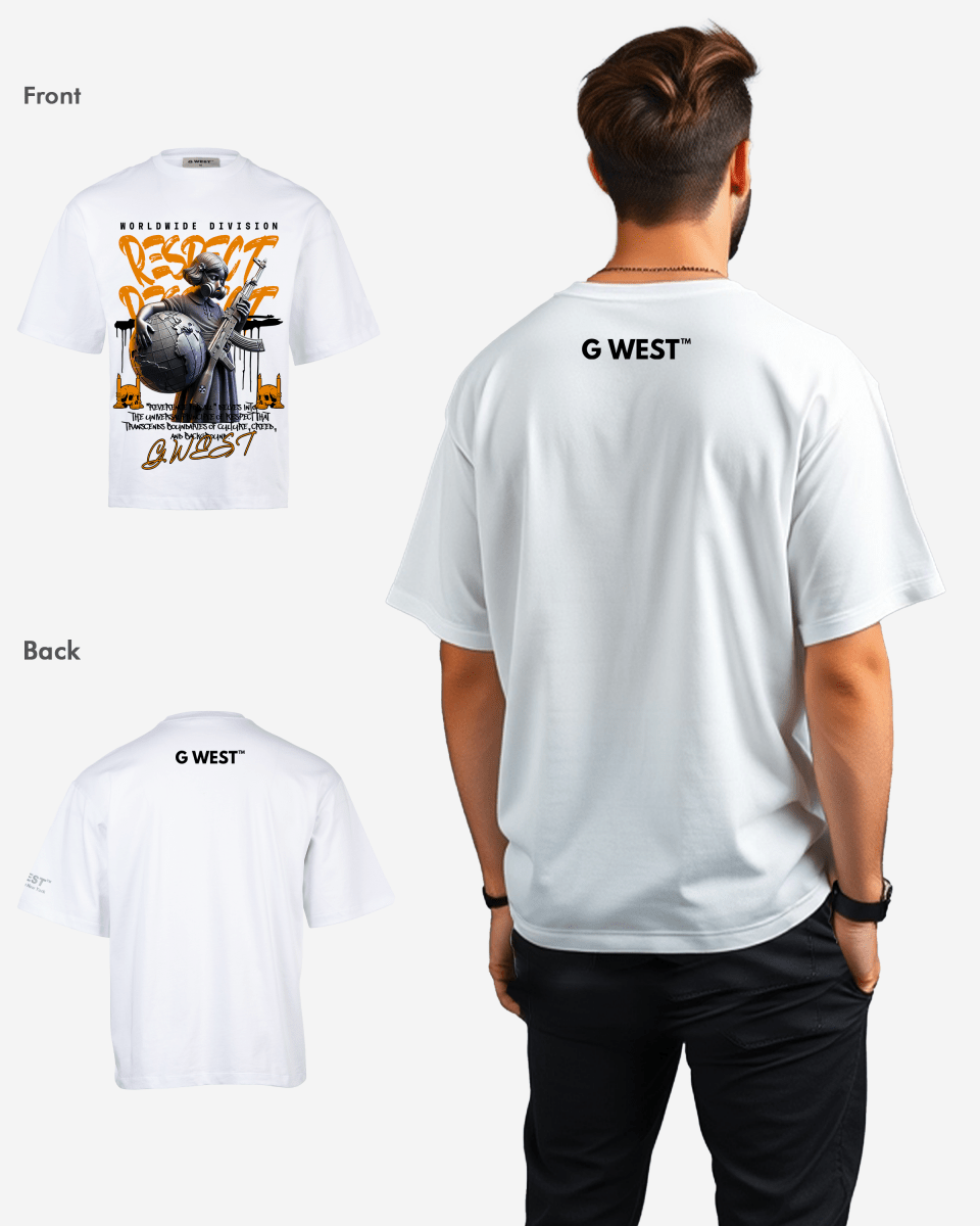 G - WEST UNSEEN BATTLE OVERSIZED TEE GWROJMT191 - G West