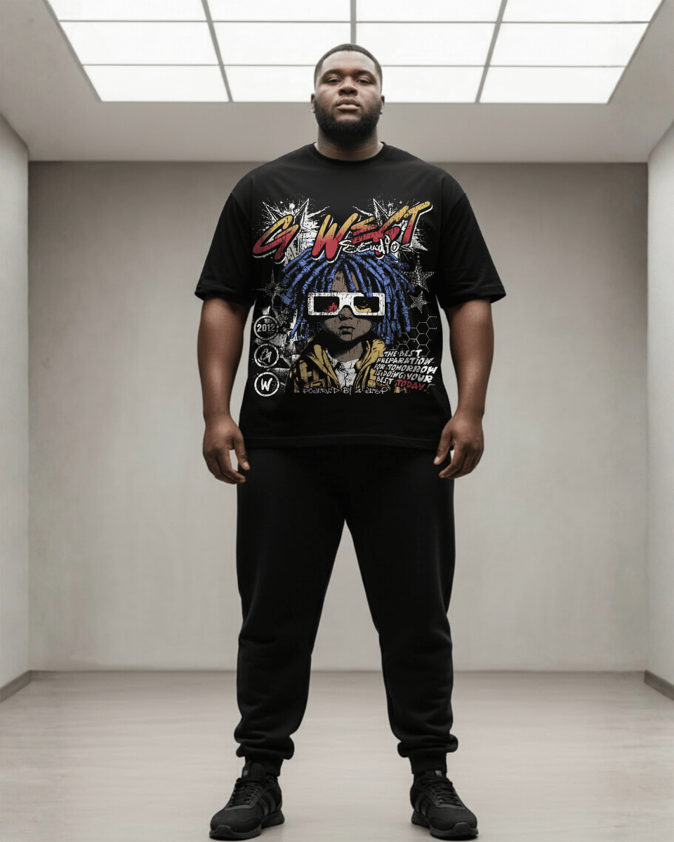 G West Urban Genesis Big And Tall Oversized T-Shirt - G West